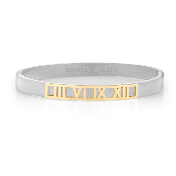 Pulseira Feminina Daniel Klein Dkj.2.2077-1 Prata/Dourado