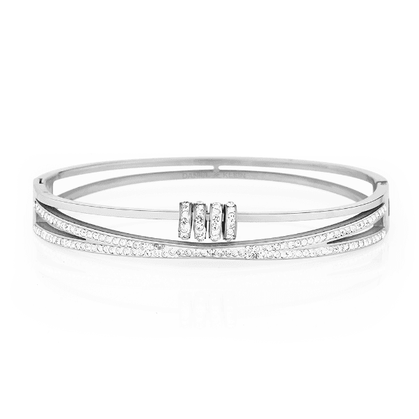 Pulseira Feminina Daniel Klein Dkj.2.2083-1 Prateada