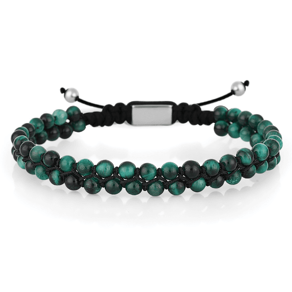 Pulseira Masculina Daniel Klein Dkj.14.10006-4 Verde/Preto