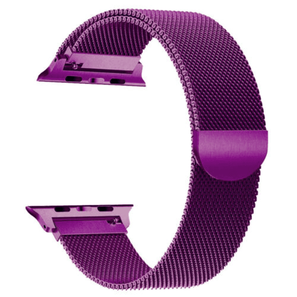Pulseira Milanese Loop 4Life para Apple Watch 42/44/45 Mm Lilás