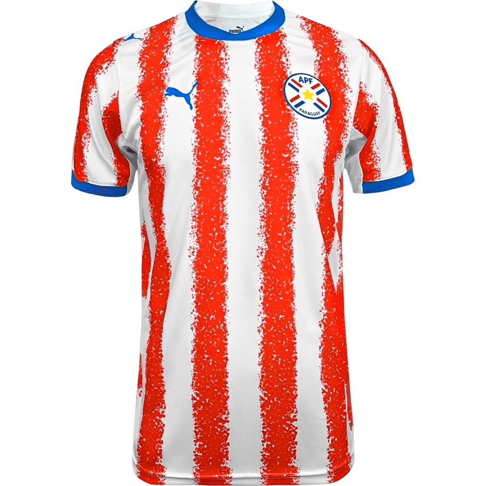Camiseta Puma Infantil Oficial Home Paraguay Apf 69703801 (T) 12