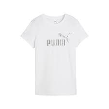 Camiseta Puma Ess Metallic Logo Tee 63153602 White L
