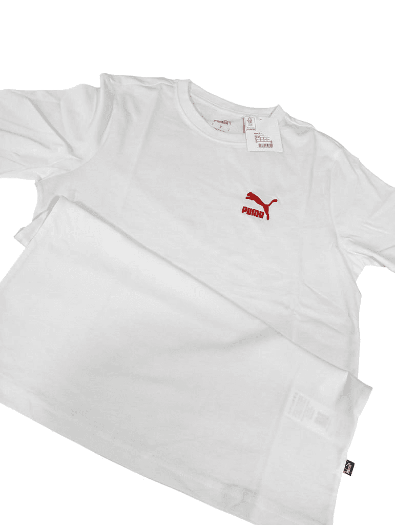 Camiseta Puma Essentials Masculina (L) Branco Tam. L