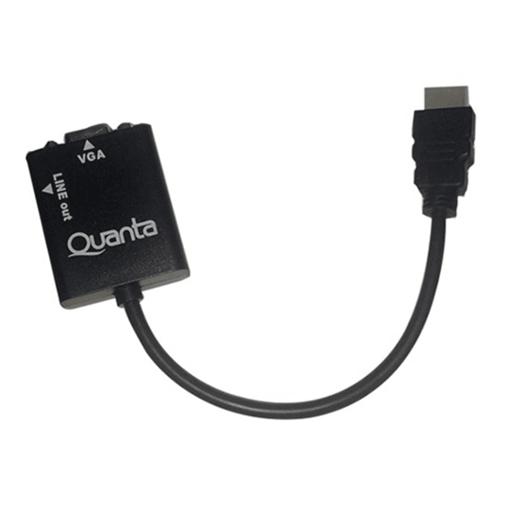 Adaptador HDMI para Vga Quanta Qthdv34 Preto