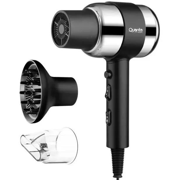 Secador Quanta Ion Airpro 1700W 110V 2 Velocidades 3 Temperaturas