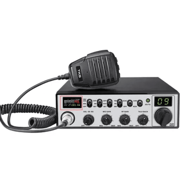 Rádio Amador Tks Px 29 Pro Classic 480 Canais AM/FM Uhf Prata/Preto