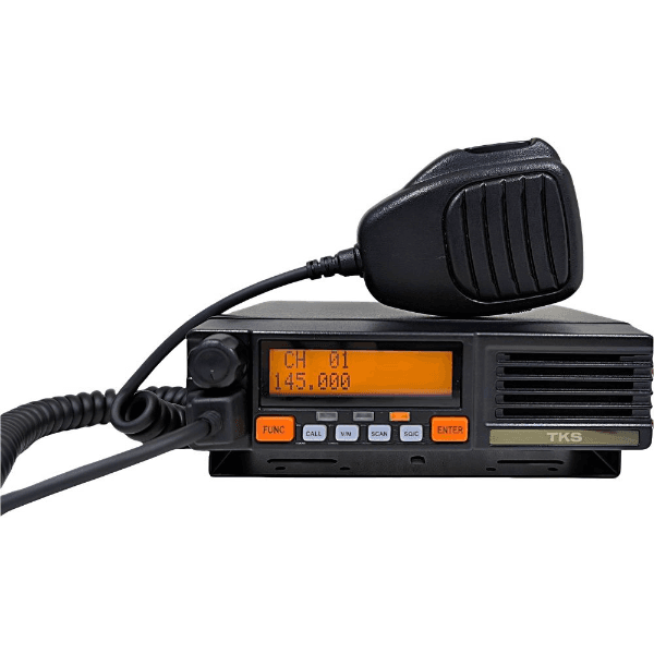 Rádio Comunicador Tks Tk-1900 Transceptor Fm 250 Canais 136-174Mhz Vhf Preto