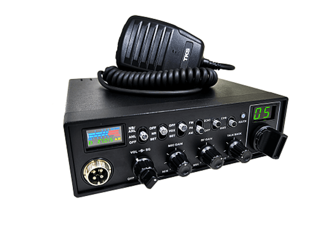 Radio Px Tks Px-29 Pro Classic AM/FM, Beep, Echo, Vox, Menu Digital (Preto)