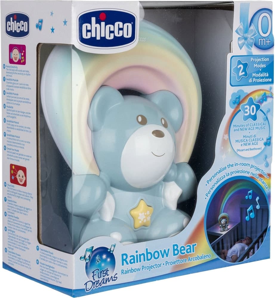 Projetor de Ursinho Chicco First Dreams Azul