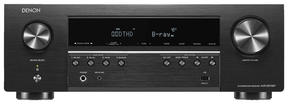 Receiver Denon Avr-S570BT 5.2 Canais Bluetooth 110V