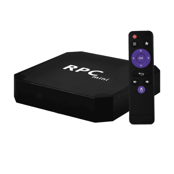 Receptor TV Box Rpc Mini 8K Ultra HD Wi-Fi com 128GB + 16GB RAM Bivolt - Preto