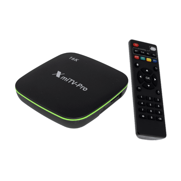 Receptor TV Box Xmitv-Pro 8D 16K 16GB+128GB Android 12.1 Preto
