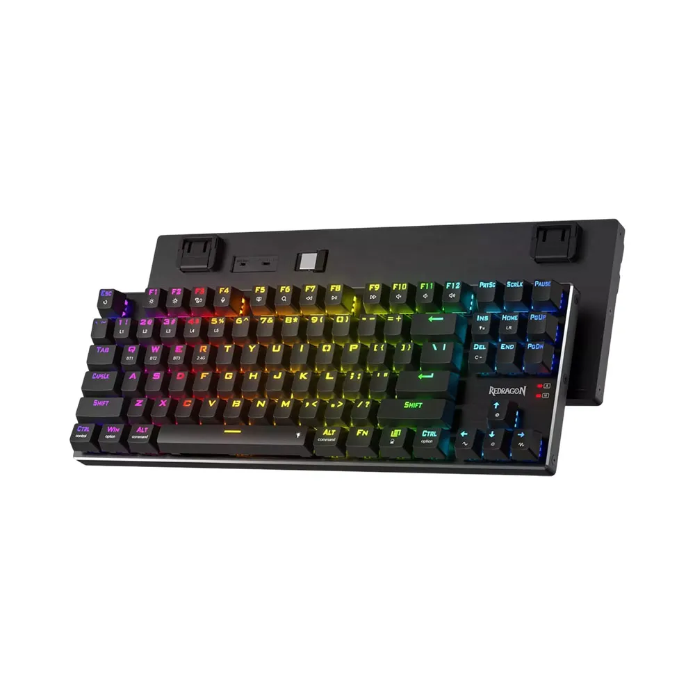 Teclado Redragon Dharma Pro Tkl Prok660-RGB Pro Negro/rojo