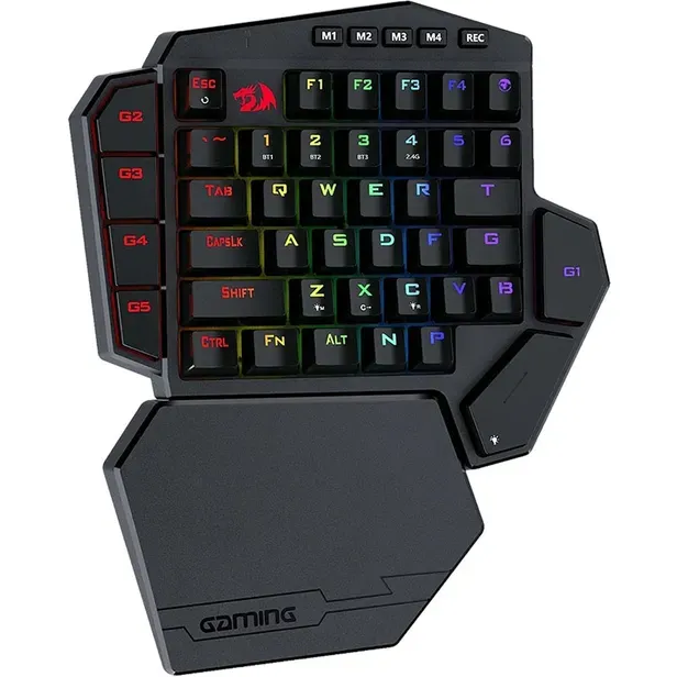 Redragon Teclado Mecânico Diti K585RGB One Handed Brown