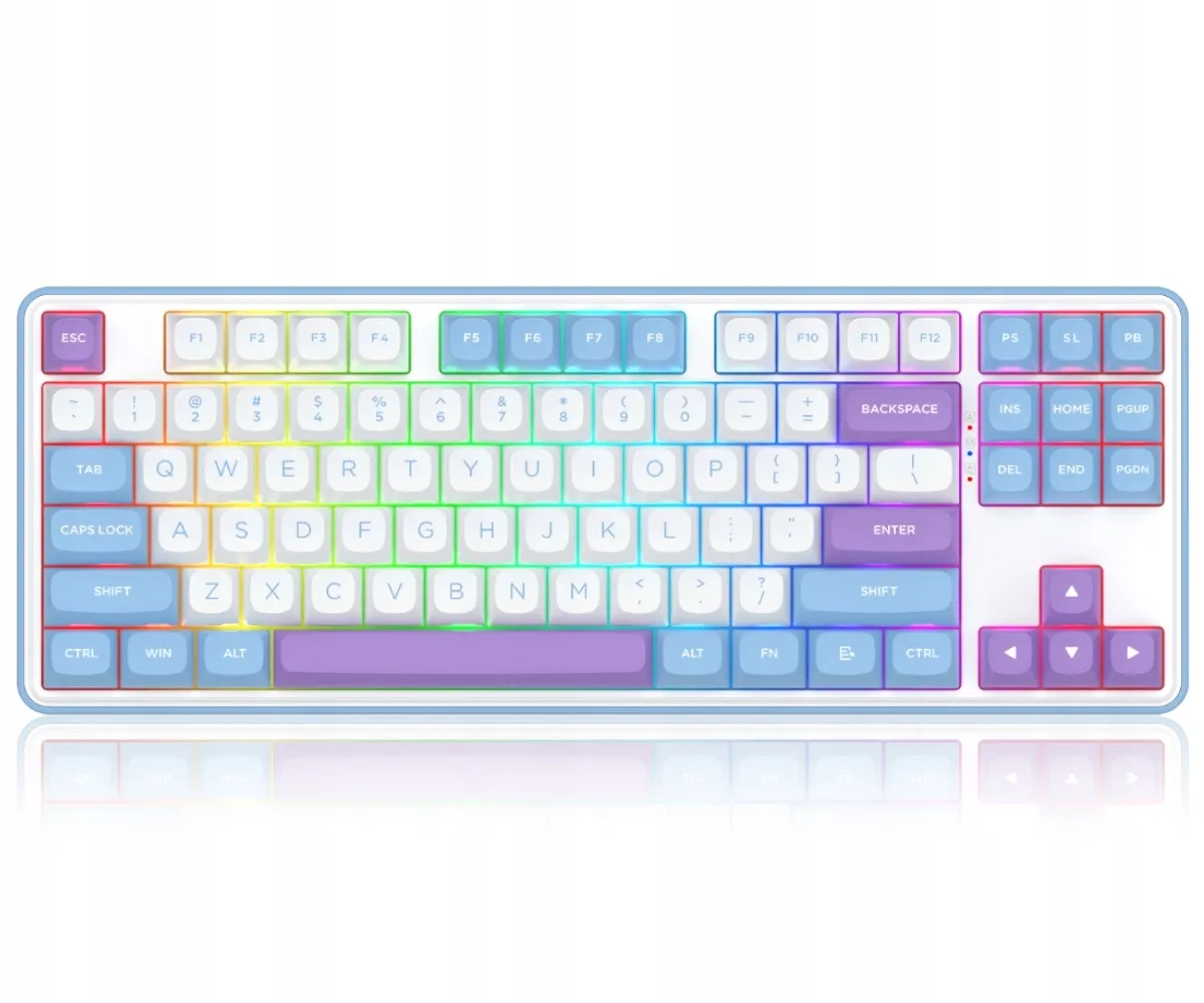 Teclado Redragon K707WBP-RGB-Pro Star Blade Pro Inglês Branco