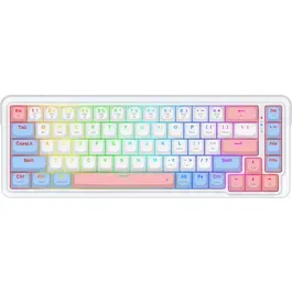 Teclado Redragon Nova Pro K709WBP-RGB-Pro Inglés White