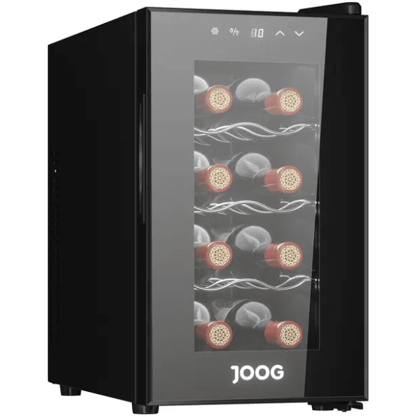 Refrigerador de Vinho Joog Wine Cooler Jwco-25A para 8 Garrafas Bivolt Preto