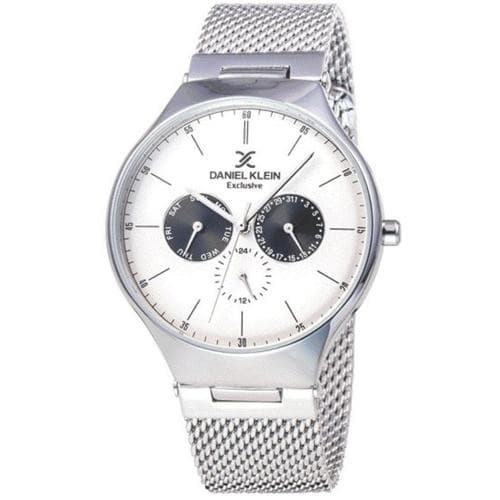 Relógio Analógico Daniel Klein Exclusive Dk11820-6 Masculino Metal Prata