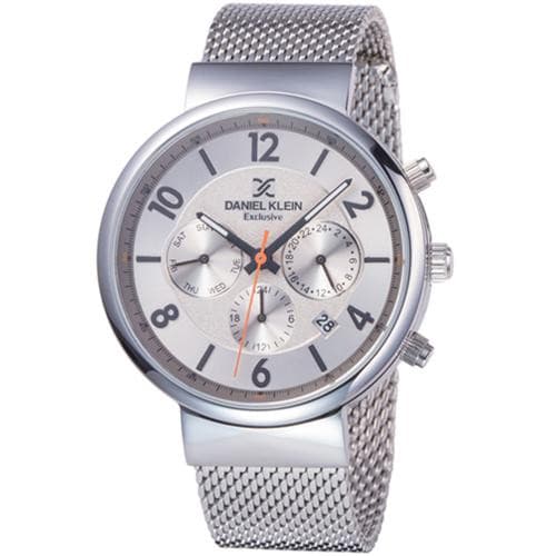 Relógio Analógico Daniel Klein Exclusive Dk11871-4 Masculino Metal Prata