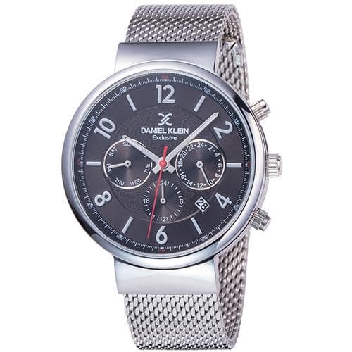 Relógio Analógico Daniel Klein Exclusive Dk11871-6 Masculino Metal Prata Cinza