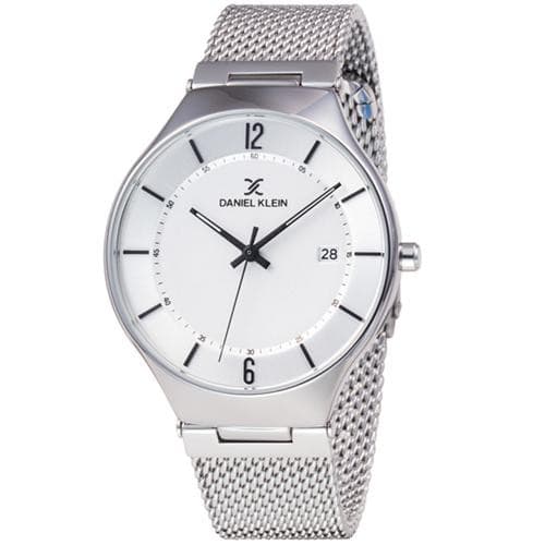 Relógio Analógico Daniel Klein Relojes Fiord Dk11819-1 Masculino Metal Prata