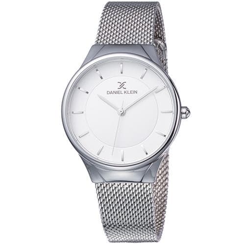 Relógio Analógico Daniel Klein Fiord Dk11874-1 Feminino Metal Prata