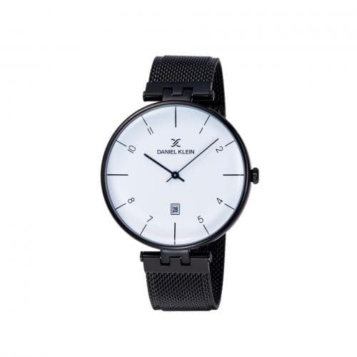 Relógio Analógico Daniel Klein Relojes Fiord Dk11890-6 Masculino Metal Preto e Branco