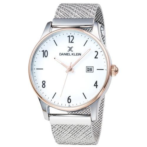 Relógio Analógico Daniel Klein Relojes Premium Dk11855-2 Masculino, Metal - Prata e Dourado