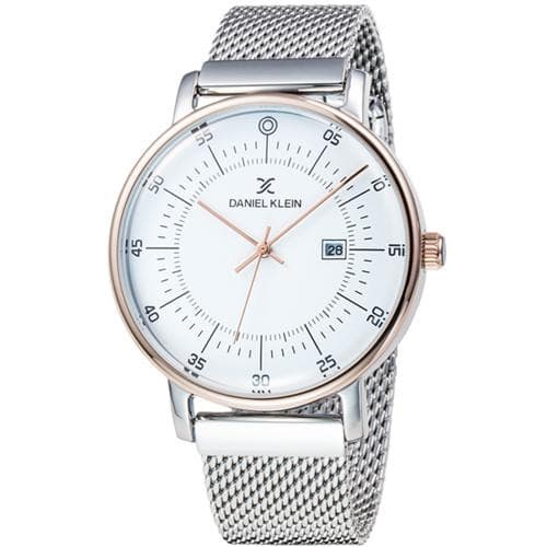 Relógio Analógico Daniel Klein Premium Dk11858-2 Masculino, Metal - Prata e Dourado