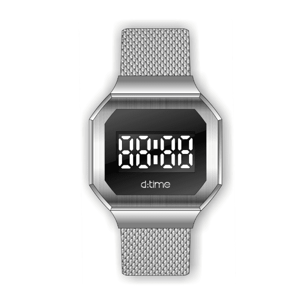 Relógio Analógico Daniel Klein Relojes D Time Dk.1.12367-1 Prata