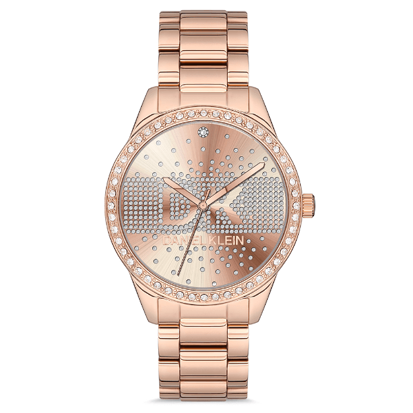 Relógio Analógico Daniel Klein Dk.1.12697-2 Premium Ladies Pulseira de Aço Inoxidável Rose Gold