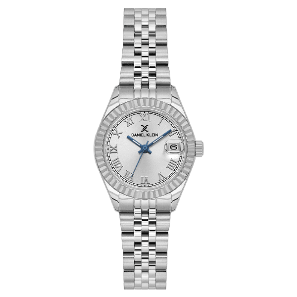 Relógio Analógico Feminino Daniel Klein Dk.1.14097-1 Premium Lady Pulseira Aço Inoxidável Prata