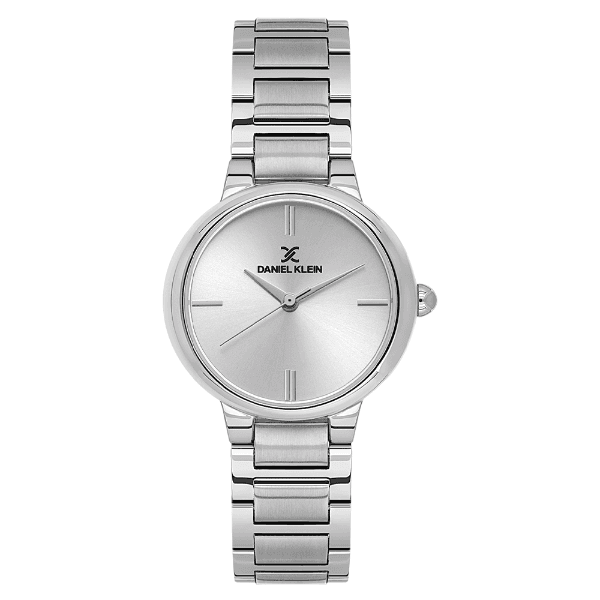 Relógio Analógico Feminino Daniel Klein Dk.1.14100-1 Premium Lady Pulseira Aço Inoxidável Prata