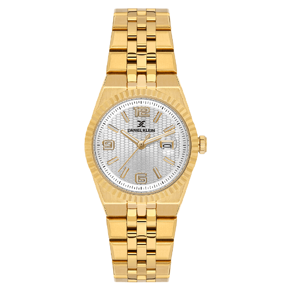 Relógio Analógico Feminino Daniel Klein Dk.6.14716-2 Premium Lady Pulseira de Aço Inoxidável Dourado