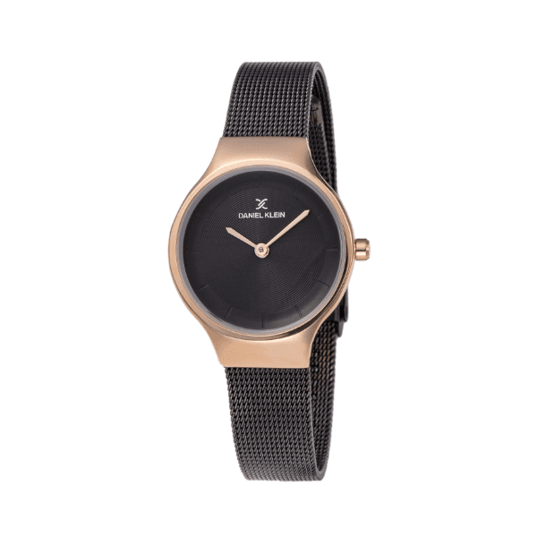 Relógio Analógico Daniel Klein Relojes Fiord Dk11986-6 Preto/Rosa Ouro