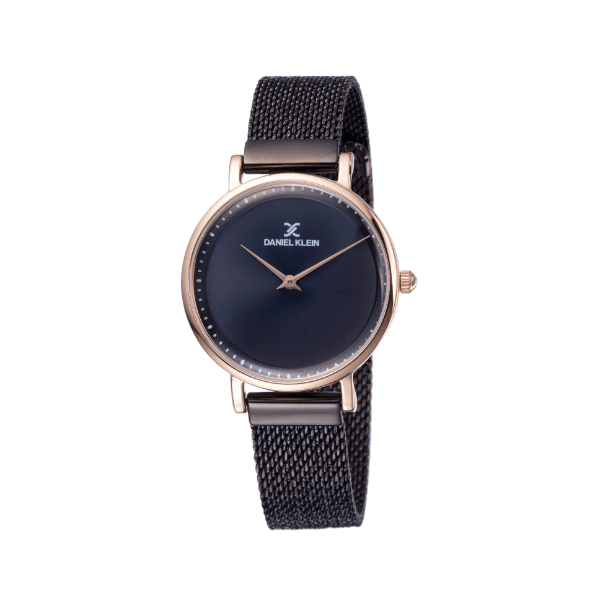 Relógio Analógico Daniel Klein Relojes Fiord Dk11988-5 Preto/Rosa Ouro