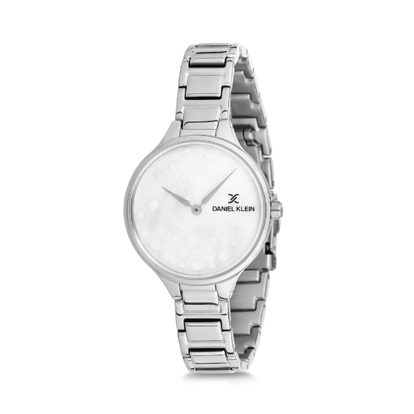 Relógio Analógico Daniel Klein Relojes Fiord Dk12196-1 Prata