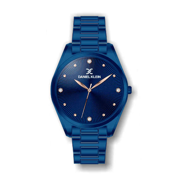 Relógio Analógico Daniel Klein Premium Dk.1.12372-1 Azul