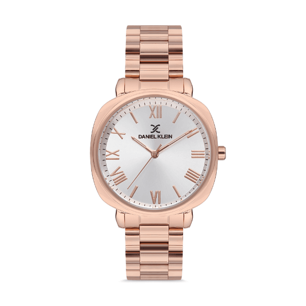 Relógio Analógico Daniel Klein Premium Dk.1.12527-2 Rosa Ouro