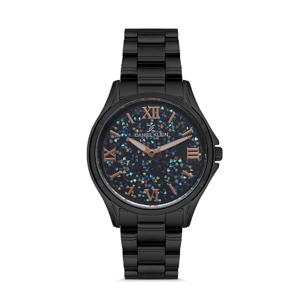 Relógio Analógico Feminino Daniel Klein Premium Dk.1.12528-6 Preto