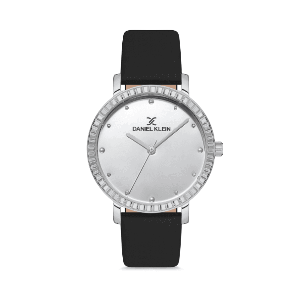 Relógio Analógico Daniel Klein Premium Dk.1.12533-1 Prata/Preto