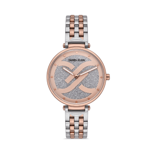Relógio Analógico Daniel Klein Premium Dk.1.12534-4 Prata/Rosa Ouro