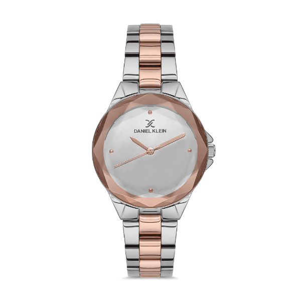 Relógio Analógico Daniel Klein Relojes Premium Dk.1.12545-3 Prata/Rosa Ouro