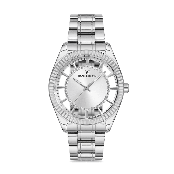 Relógio Analógico Daniel Klein Premium Dk.1.12547-1 Prata