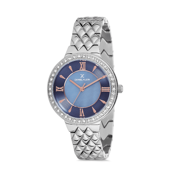 Relógio Analógico Daniel Klein Premium Dk12081-7 Prata