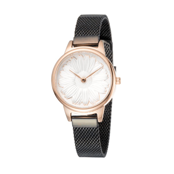 Relógio Analógico Daniel Klein Trendy Dk11952-4 Preto/Rosa Ouro