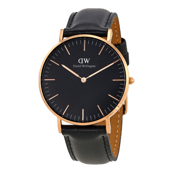 Relógio Analógico Daniel Wellington Classic Sheffield Dw00100139 Preto/Dourado