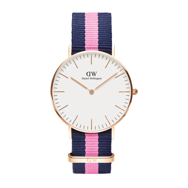 Relógio Analógico Daniel Wellington Classic Winchester Dw00100033 Rosa Ouro