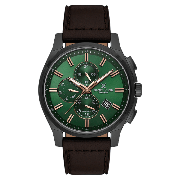 Relógio Analógico Masculino Daniel Klein Dk.1.14349-6 Exclusive Gent Pulseira de Couro