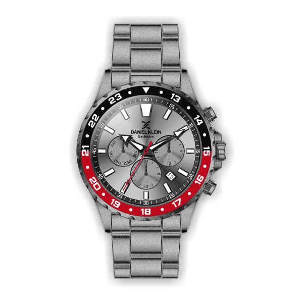 Relógio Analógico Daniel Klein Exclusive Dk.1.12333-6 Cinza